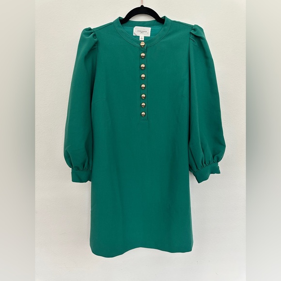 Pomander Place Verdant Green‎ Samantha Mini Dress Large NWOT - Picture 6 of 16